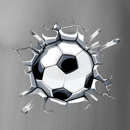 Futbalová lopta v triku