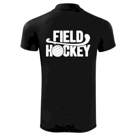 Field hockey loptička a nápis