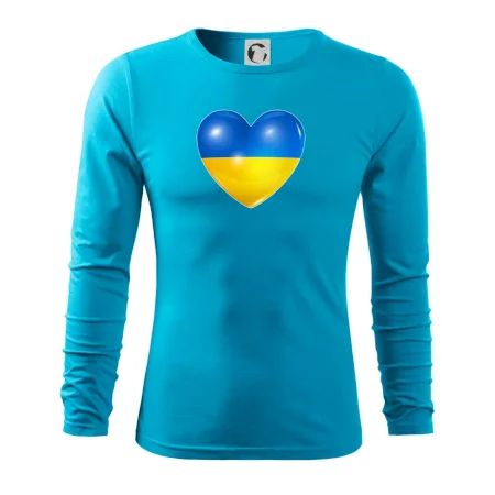 Ukrajina srdce vlajka