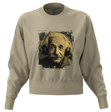 Albert Einstein so slúchadlami