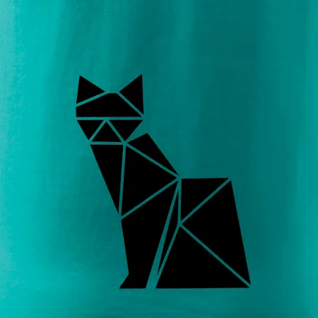 Origami mačka z boku