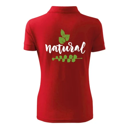 Natural - nápis v listoch