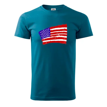 Americká vlajka ohnutá