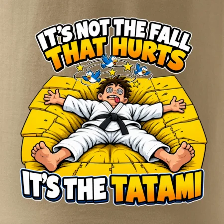 Pád bolí tatami judo