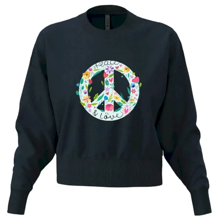 Peace and love symbol