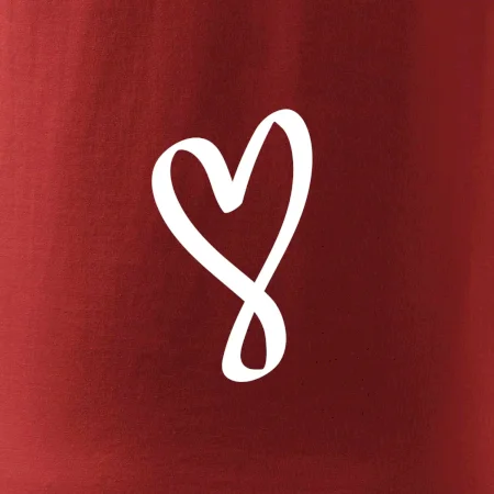 Srdce nekonečno na prsník