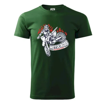 Motocross extreme sport fire