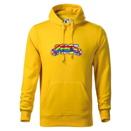 Peace nápis dúhový