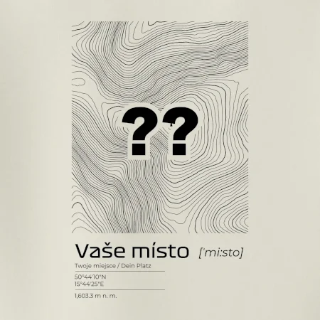 Vaše miesto - vrstevnice v obdĺžniku