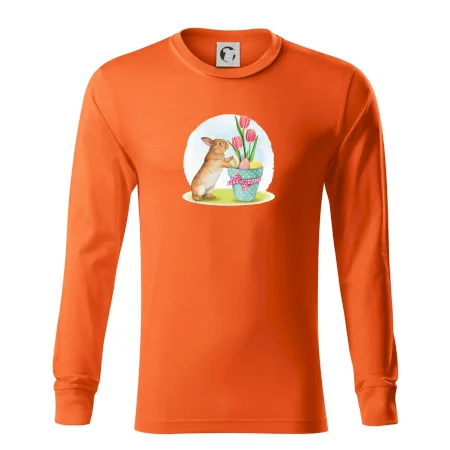 Veľkonočný zajačik tulipány