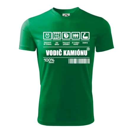 Čiarový kód - Vodič kamiónu