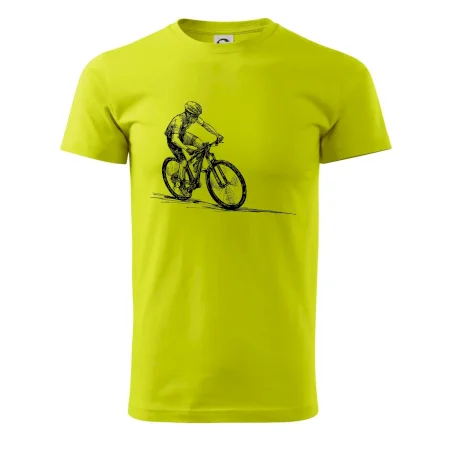 MTB kreslený cyklista