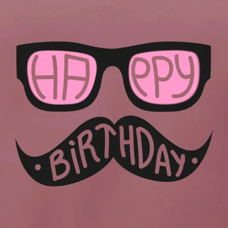 Mustache narozeniny - okuliare