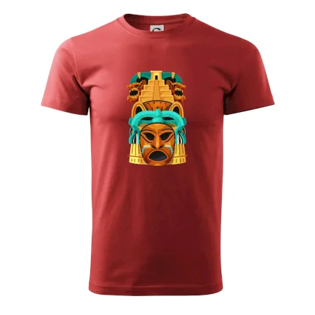 Mayová maska s pyramídou