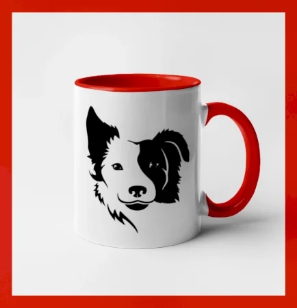 Border kólia obrys hlavy