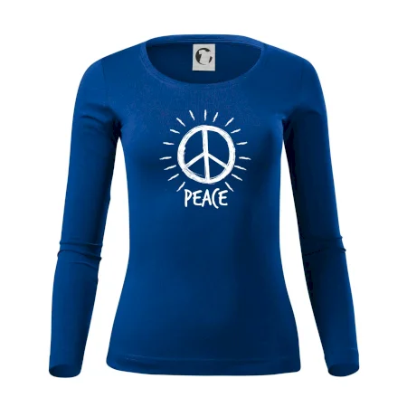 Peace symbol čiernobiely