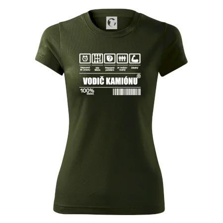 Čiarový kód - Vodič kamiónu