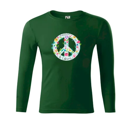 Peace and love symbol