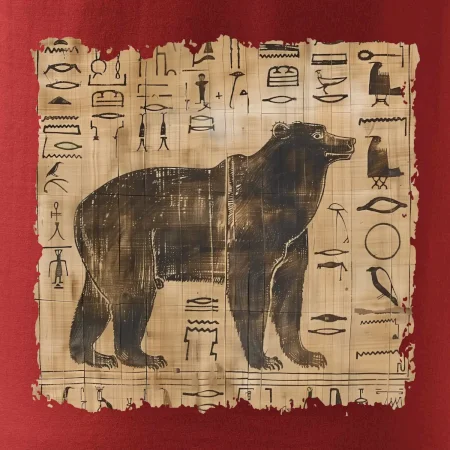Egyptské hieroglyfy medveď