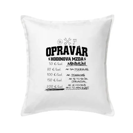 Hodinová mzda - opravár