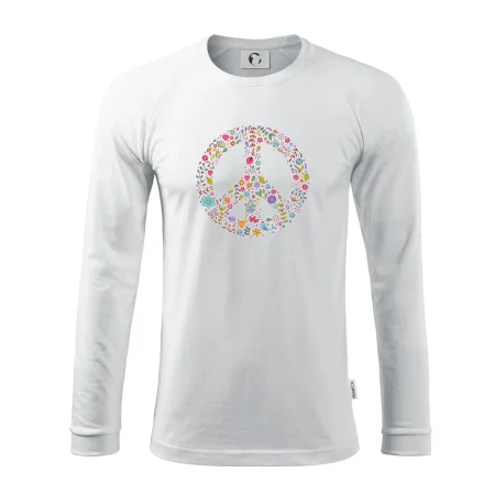 Peace symbol lístočky