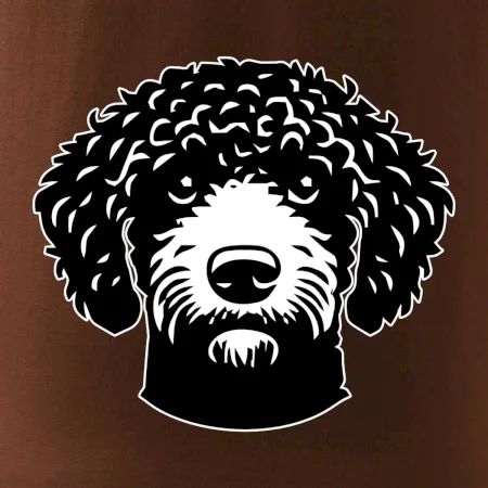 Lagotto romagnolo hlava na prsníku