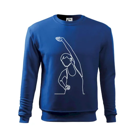 Preťahujúca sa žena jedným ťahom