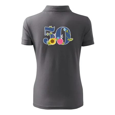 Kvetinové číslo kreslené - 50