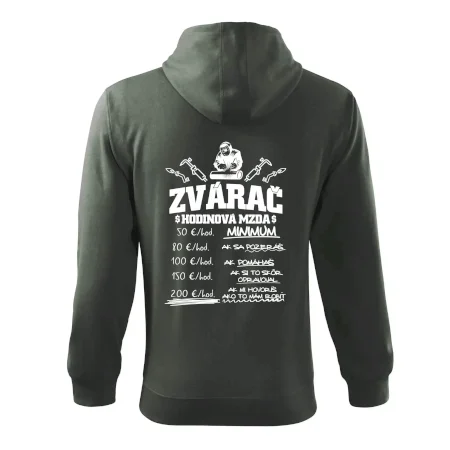 Hodinová mzda zvárač