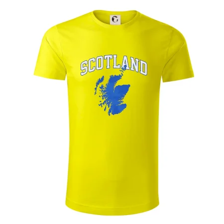 Scotland nápis s mapou