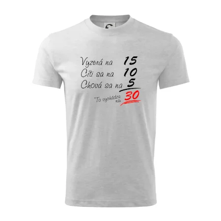 Vyzerá, cíti sa, chová sa - 30 rokov