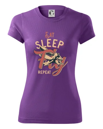 Eat Sleep Fly Repeat letadlo