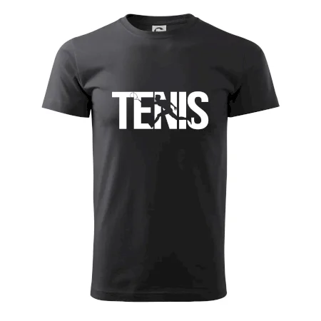 Tenis nápis silueta
