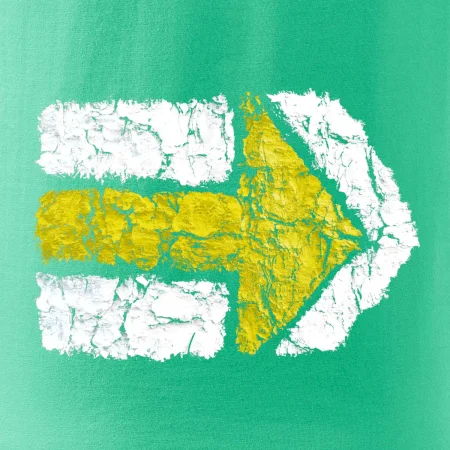 Párová turistická značka žlutá