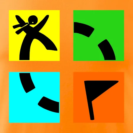 Geocaching logo farebné