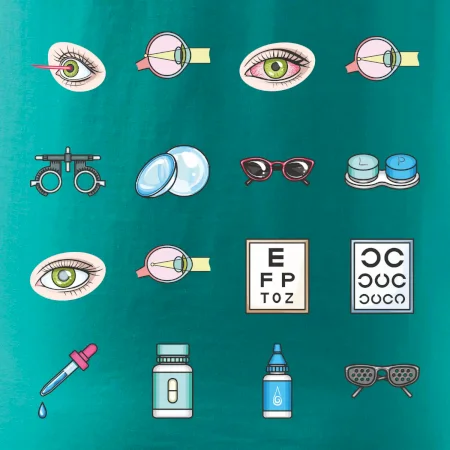 Očný lekár ikony