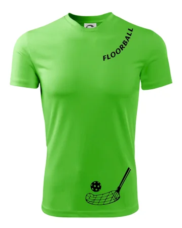Floorball nápis šikmo