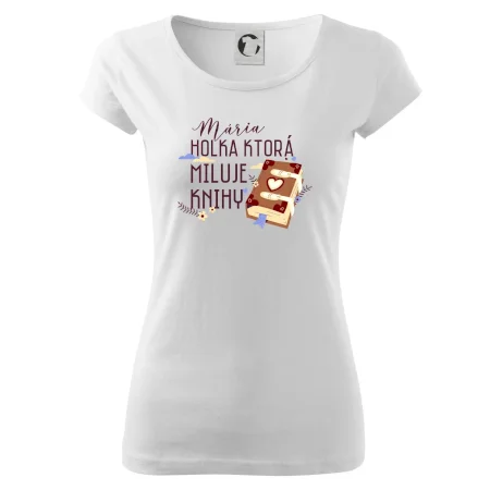 Kniha - Holka, ktorá miluje knihy  - Vaše meno