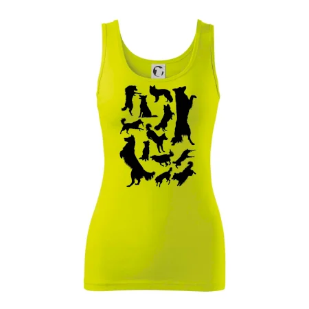 Border kólia siluety