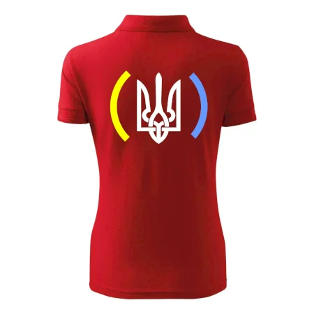 Ukrajina trojzubec s farbami