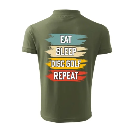Disc Golf eat sleep barevné