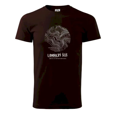 Lomnický štít - vrstevnice v kruhu