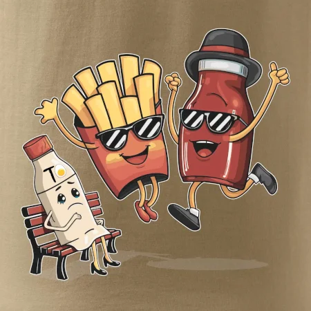 Súboj o hranolky kečup tatárka