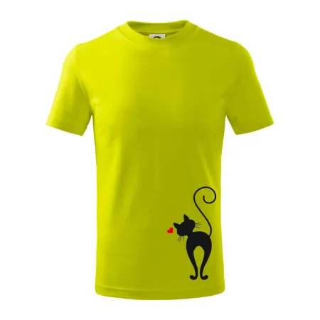 Zamilovaná mačka zozadu