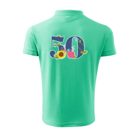 Kvetinové číslo kreslené - 50