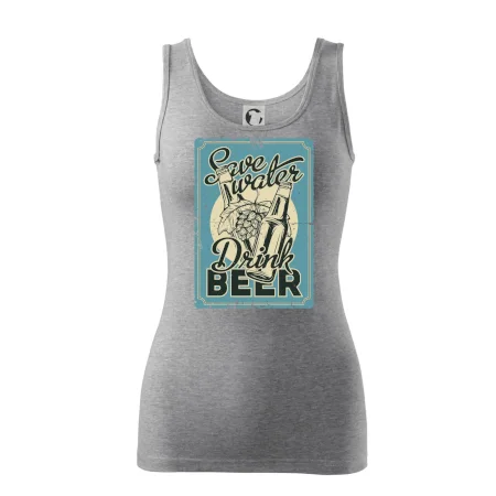Save water drink beer poster