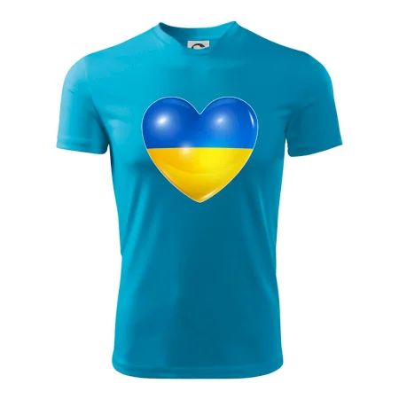 Ukrajina srdce vlajka