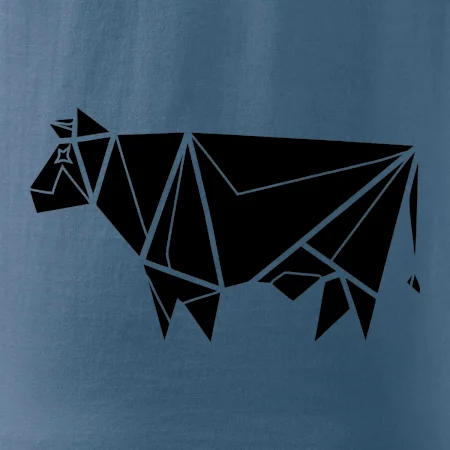 Origami krava z boku