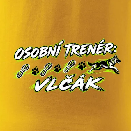Osobní trenér vlčák - běžecký motiv