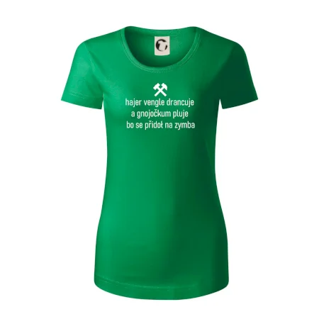 Hajer vengle drancuje a gnojočkum pluje bo se přidoł na zymba